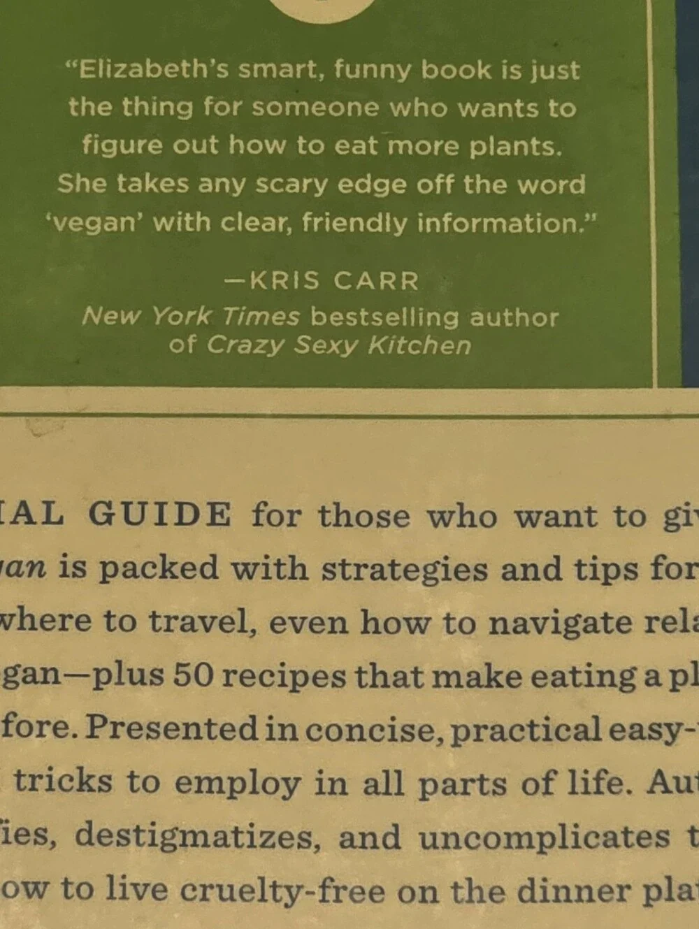 How To Be Vegan With 50 Recipes Soft Cover Book Elizabeth Castoria 2014